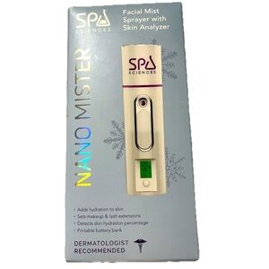 Spa Sciences Nano Mister Facial Mist Sprayer with Skin Analyzer FINAL PRICE